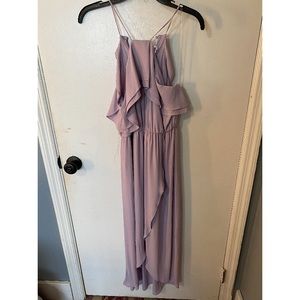 Lavender High-Low Dress